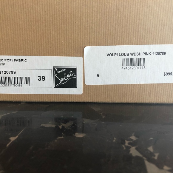 Christian Louboutin silk Volpi size 39 - Picture 5 of 7